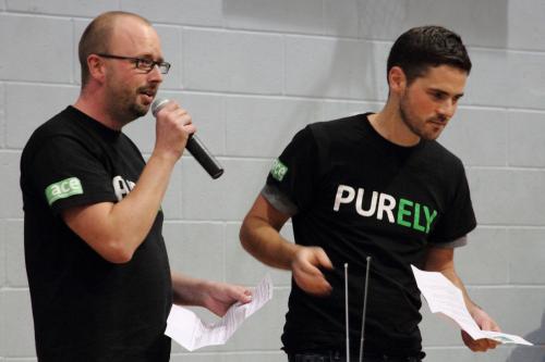 popup|Double act: Dave Horton and John Hallett of Action in Caerau and Ely